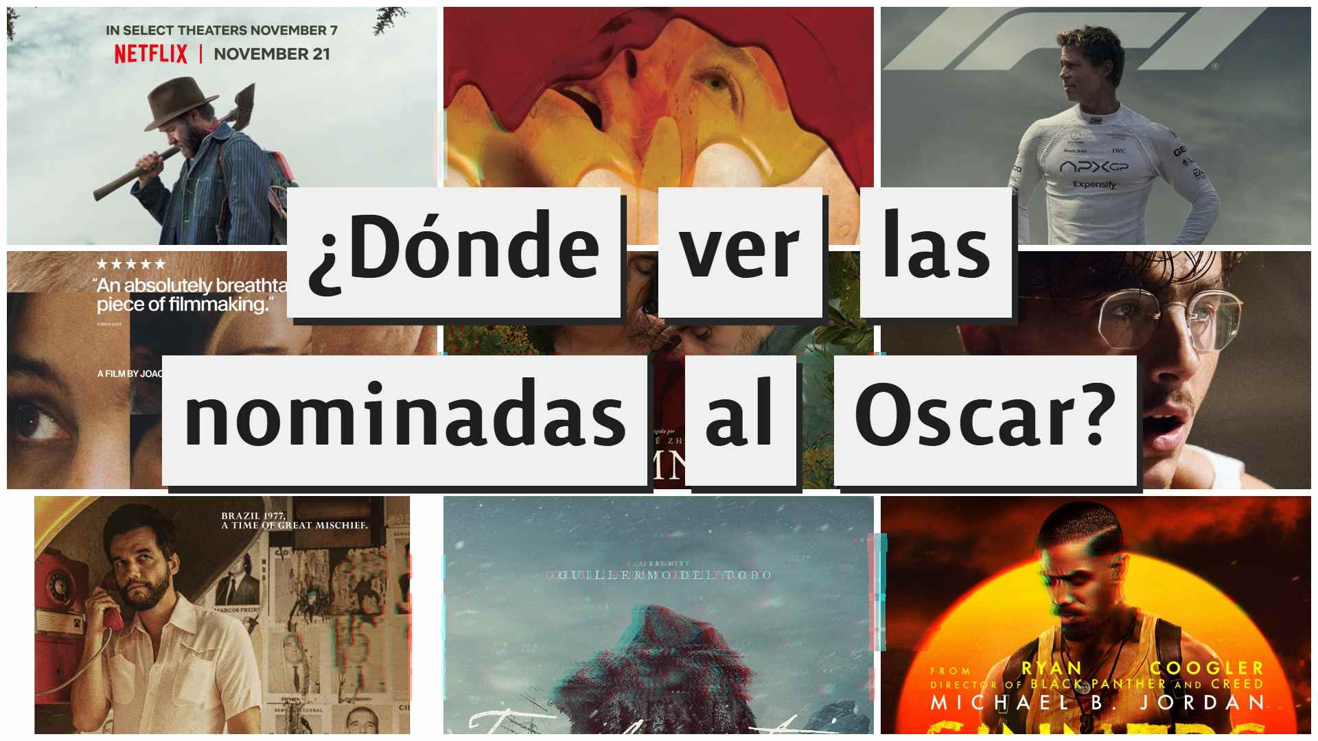 Dónde ver las nominadas al Oscar 2026